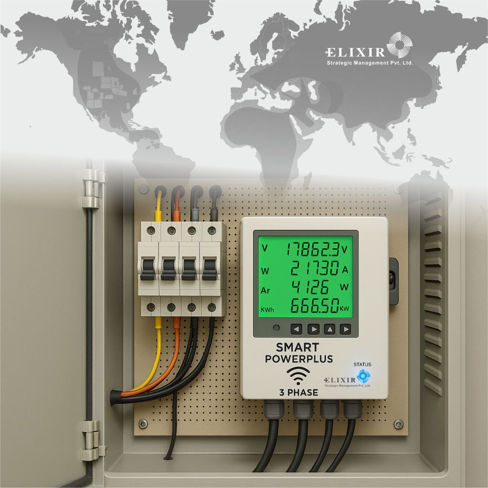 Smart 3 Phase Industrial Energy Monitoring